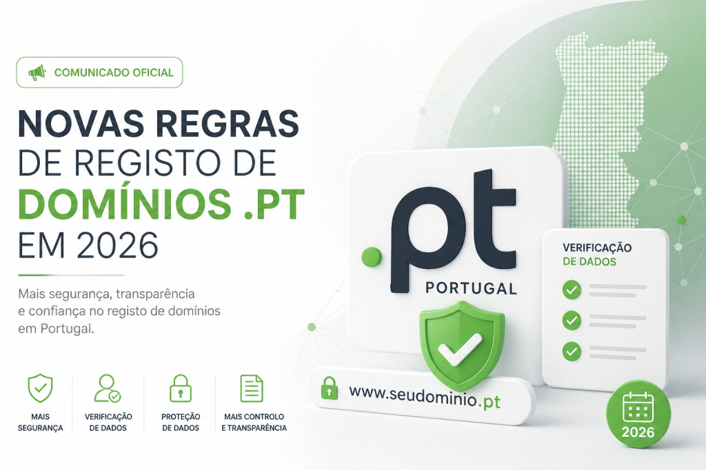 Novas Regras de Registo de Domínios .PT em 2026: O Que Mudou?