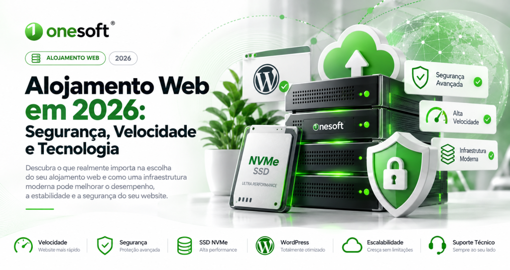 Alojamento Web em 2026: Segurança, Velocidade e Tecnologia