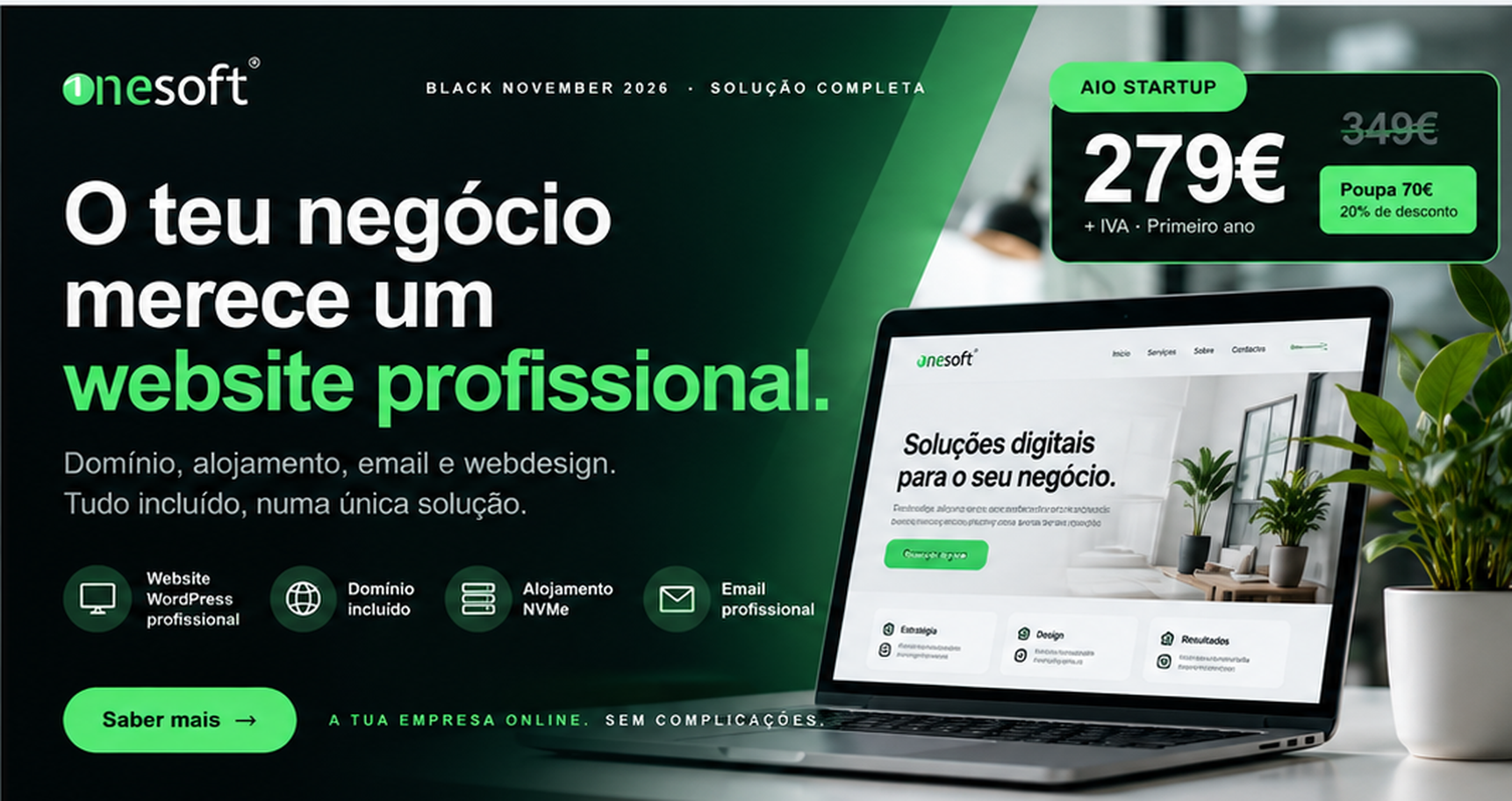 campanha Black November 2026 — Pack AIO Startup